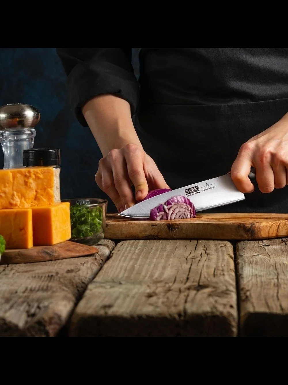 Kitchen Knife in Japanese High Carbon Steel Professional High-Class Chef's Knife